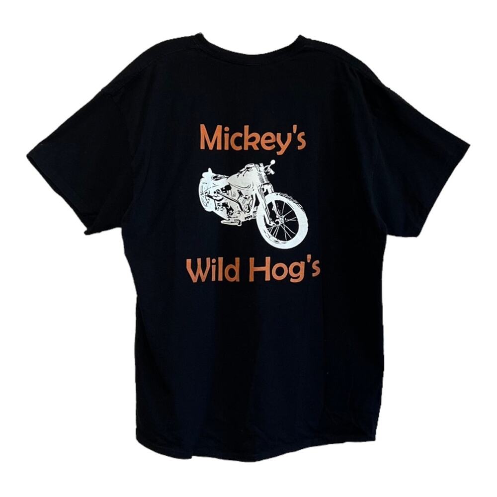Biker Wild Hog’s Oversized Biker Motorcycle Graphic Tee